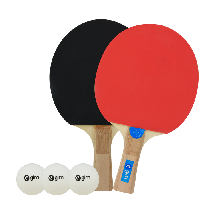 Set de 2 Paletas y 3 Pelotas para Ping Pong